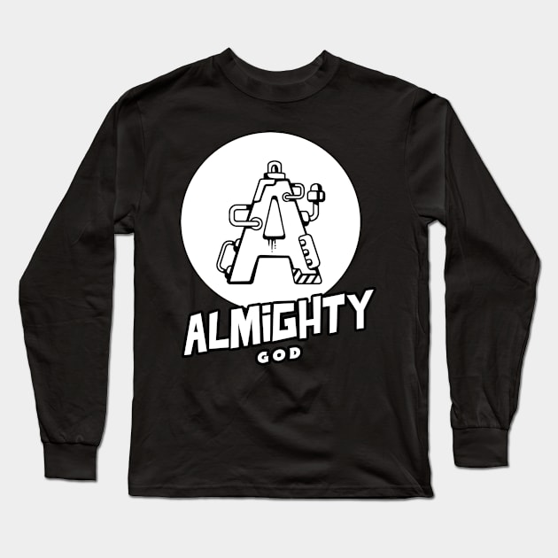 Almighty God Long Sleeve T-Shirt by lookingoodesign